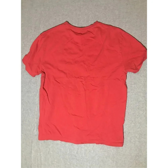 Mens Polo Ralph Lauren Shirt Size Large Red Pocket Summer Spring - Picture 2 of 2